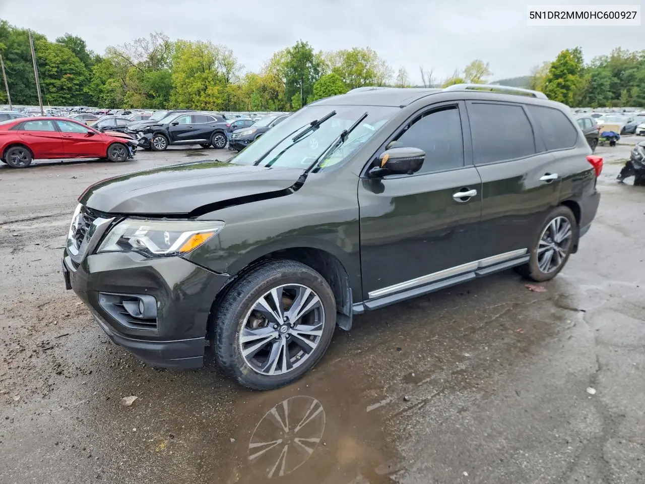 NISSAN PATHFINDER 2017, VIN 5N1DR2MM0HC600927