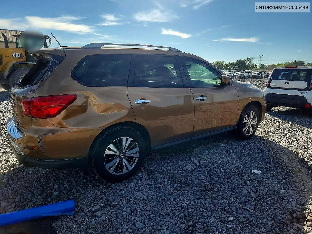 2017 NISSAN PATHFINDER VIN 5N1DR2MM4HC605449 — фото 3