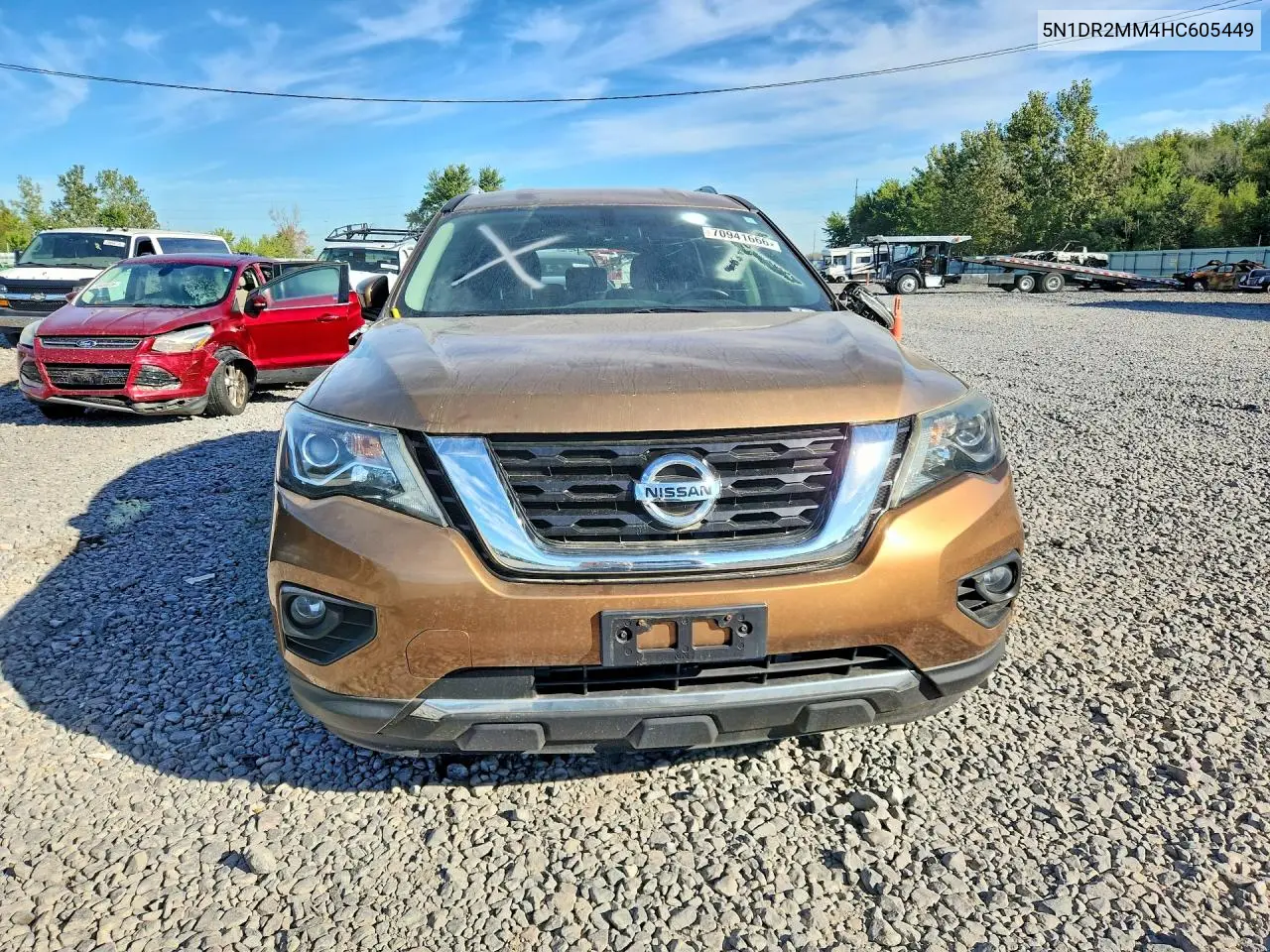 2017 NISSAN PATHFINDER VIN 5N1DR2MM4HC605449 — фото 5