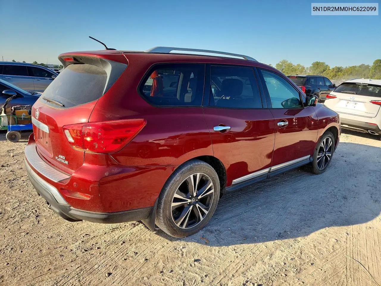 2017 NISSAN PATHFINDER VIN 5N1DR2MM0HC622099 — фото 3