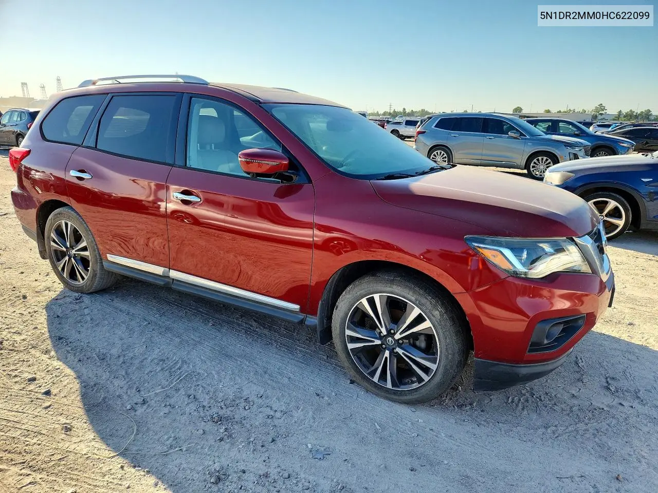 2017 NISSAN PATHFINDER VIN 5N1DR2MM0HC622099 — фото 4