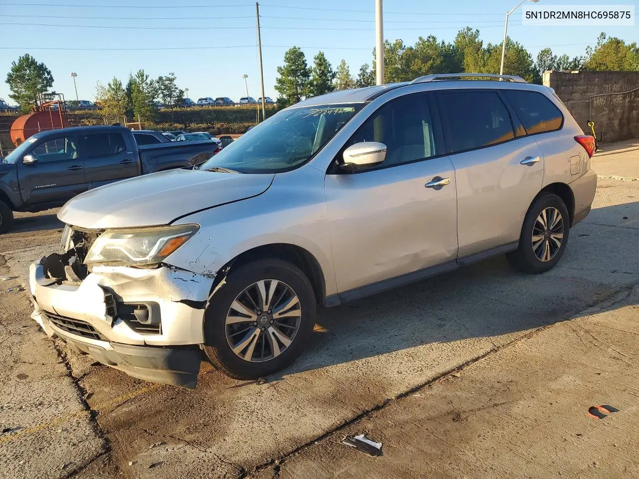 NISSAN PATHFINDER 2017, VIN 5N1DR2MN8HC695875