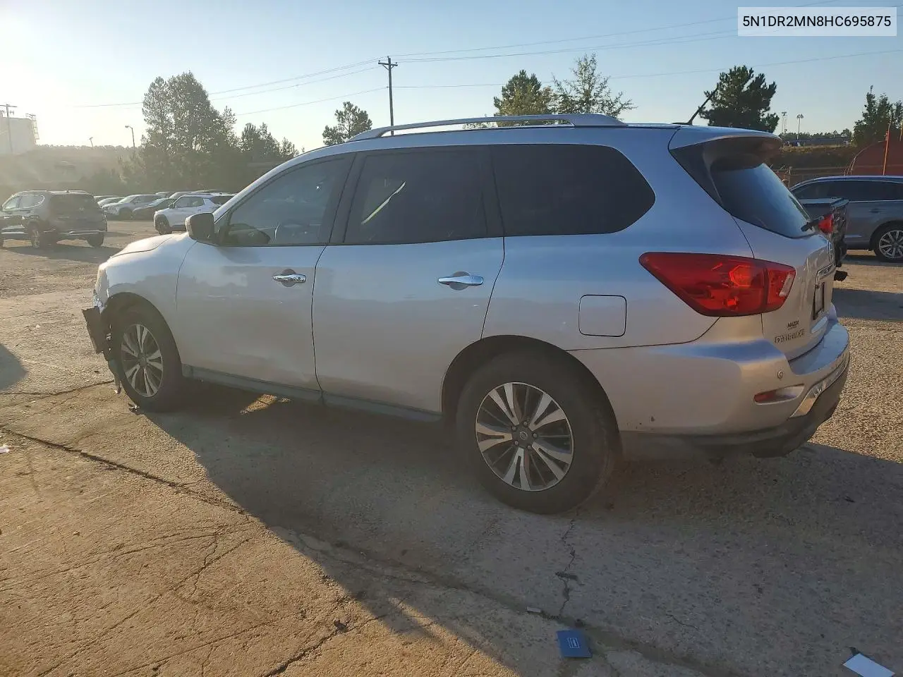 2017 NISSAN PATHFINDER VIN 5N1DR2MN8HC695875 — фото 2