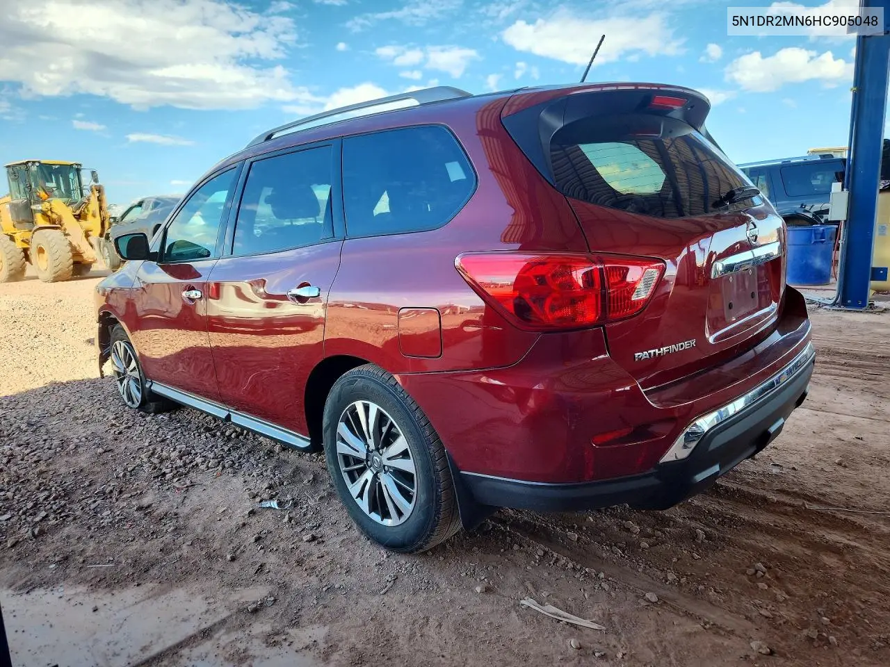 2017 NISSAN PATHFINDER VIN 5N1DR2MN6HC905048 — фото 2