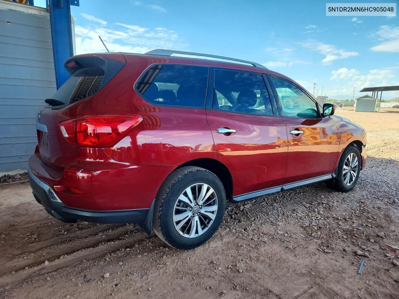 2017 NISSAN PATHFINDER VIN 5N1DR2MN6HC905048 — фото 3