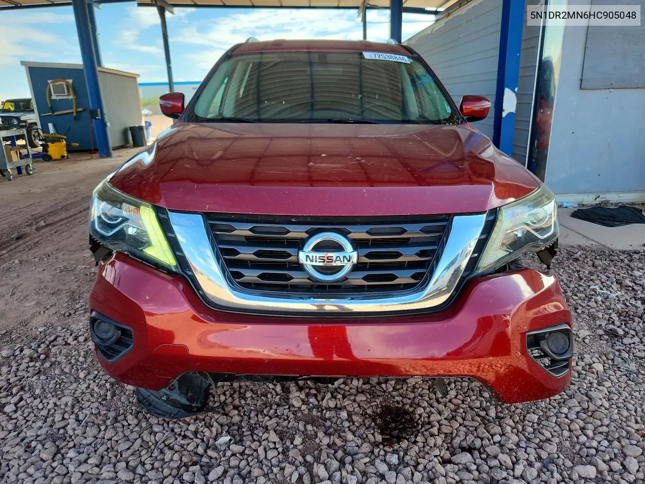 2017 NISSAN PATHFINDER VIN 5N1DR2MN6HC905048 — фото 5