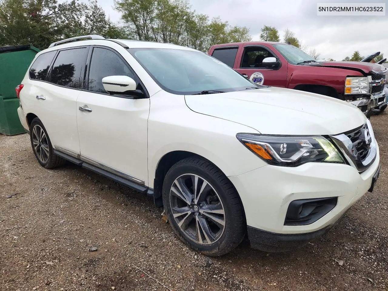 2017 NISSAN PATHFINDER VIN 5N1DR2MM1HC623522 — фото 4