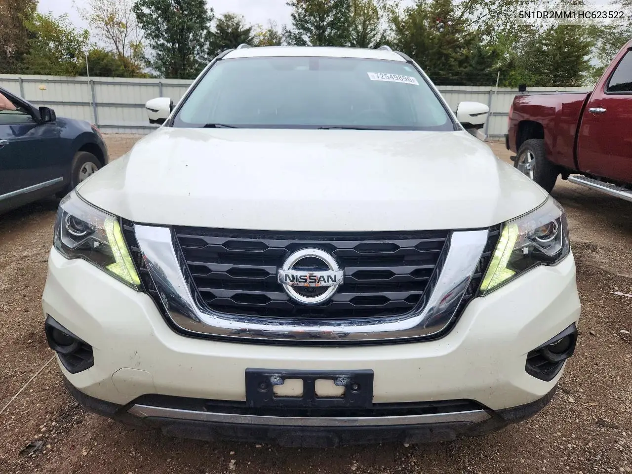 2017 NISSAN PATHFINDER VIN 5N1DR2MM1HC623522 — фото 5