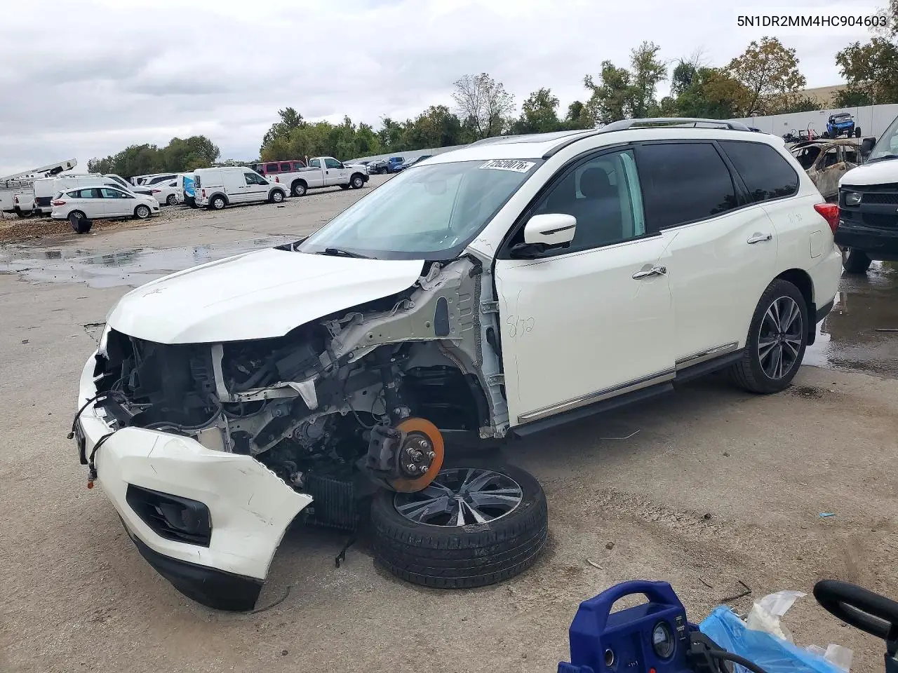 NISSAN PATHFINDER 2017, VIN 5N1DR2MM4HC904603