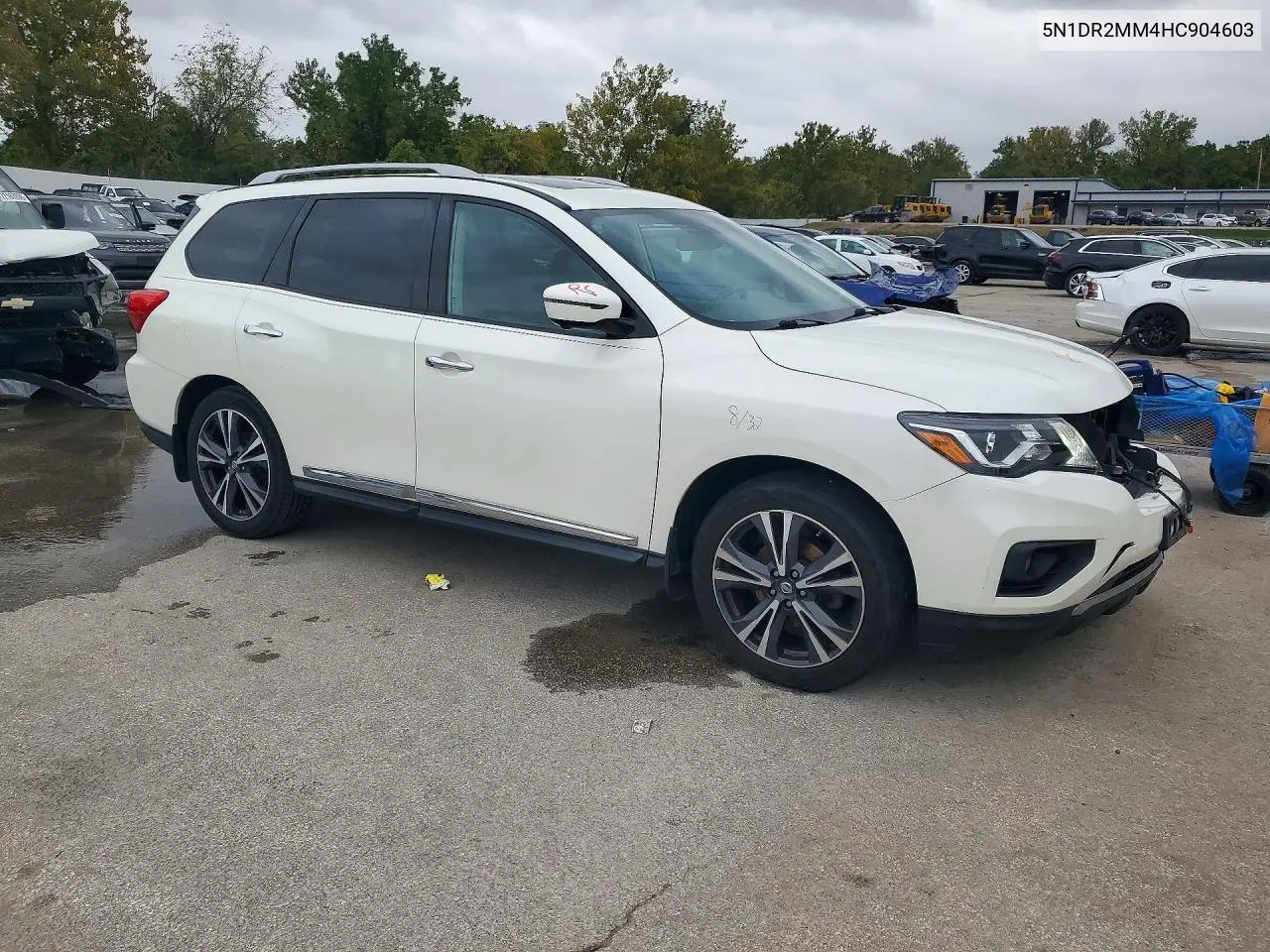 2017 NISSAN PATHFINDER VIN 5N1DR2MM4HC904603 — фото 4