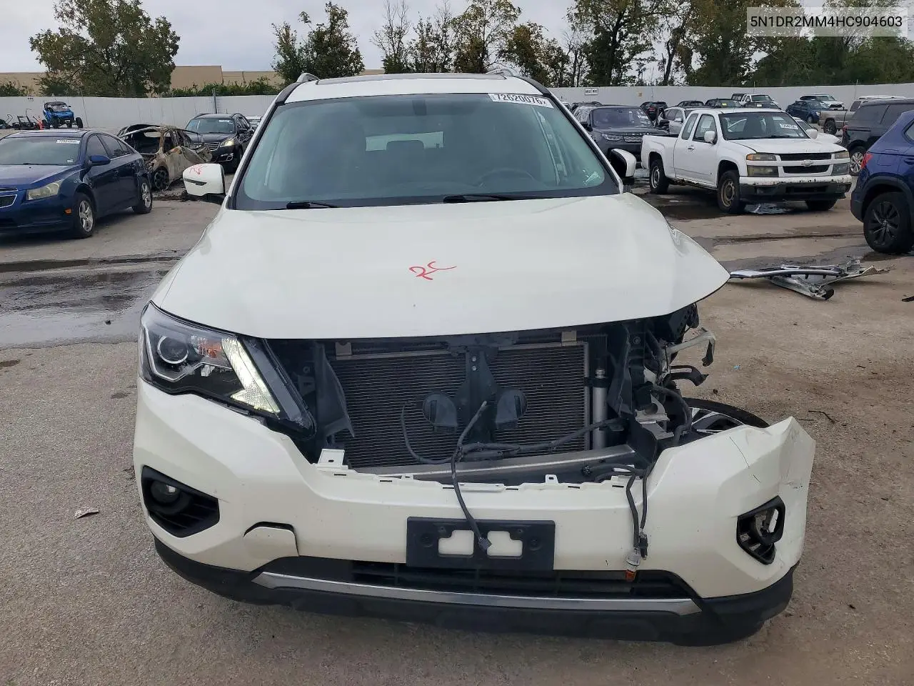 2017 NISSAN PATHFINDER VIN 5N1DR2MM4HC904603 — фото 5