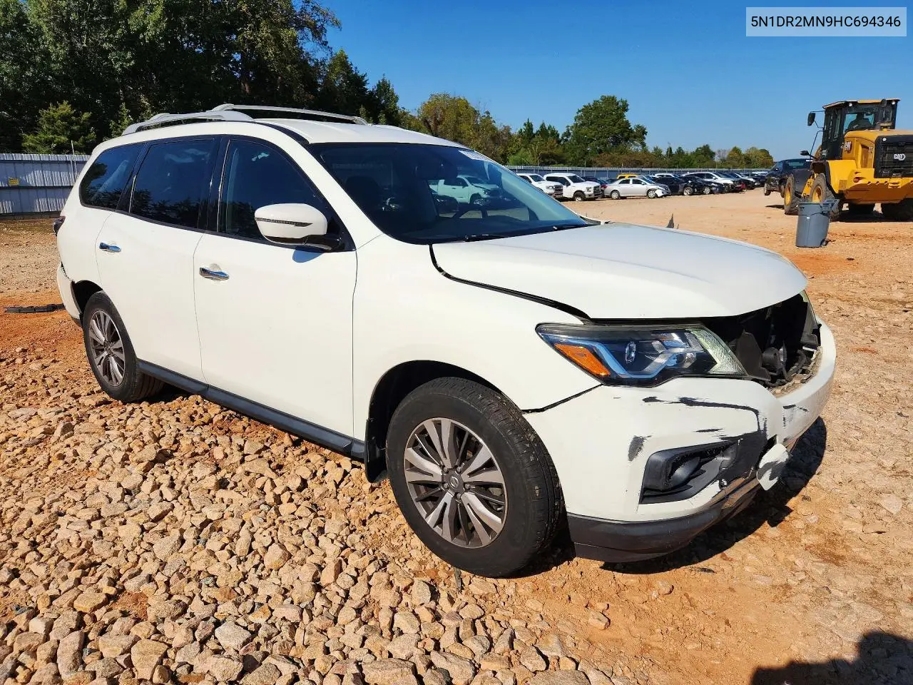 2017 NISSAN PATHFINDER VIN 5N1DR2MN9HC694346 — фото 4