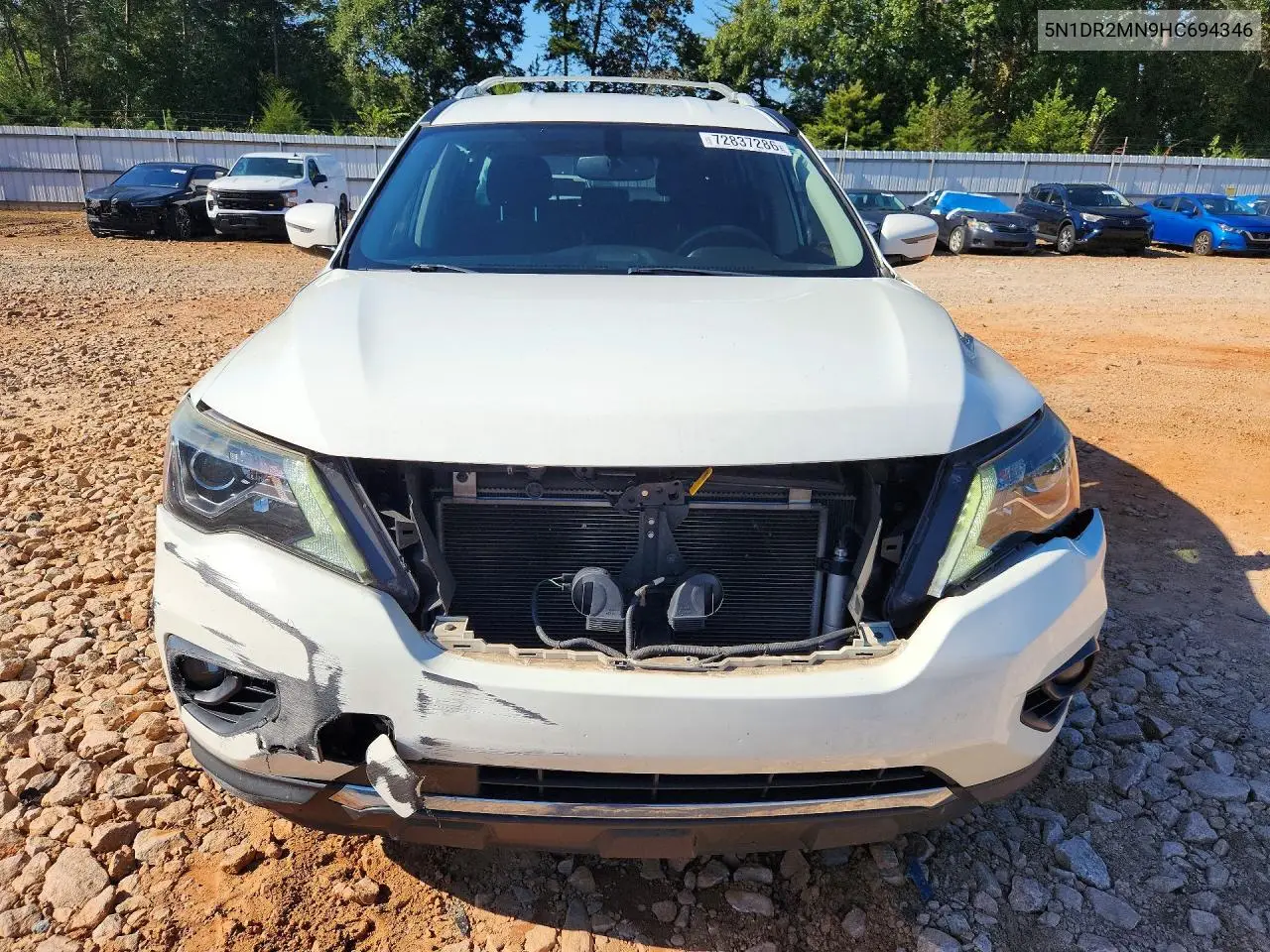 2017 NISSAN PATHFINDER VIN 5N1DR2MN9HC694346 — фото 5