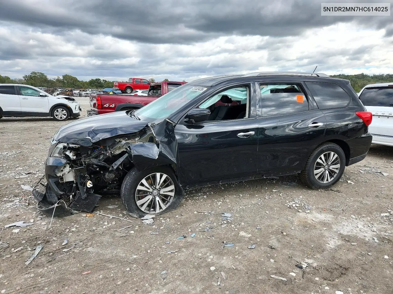 NISSAN PATHFINDER 2017, VIN 5N1DR2MN7HC614025