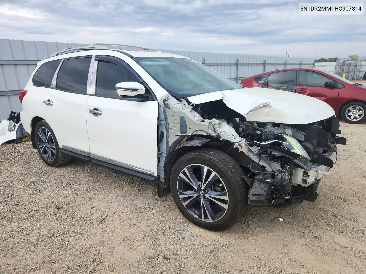 2017 NISSAN PATHFINDER VIN 5N1DR2MM1HC907314 — фото 4