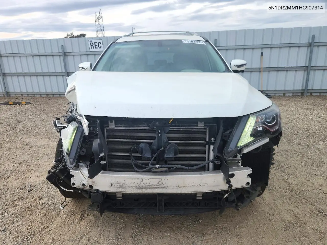 2017 NISSAN PATHFINDER VIN 5N1DR2MM1HC907314 — фото 5