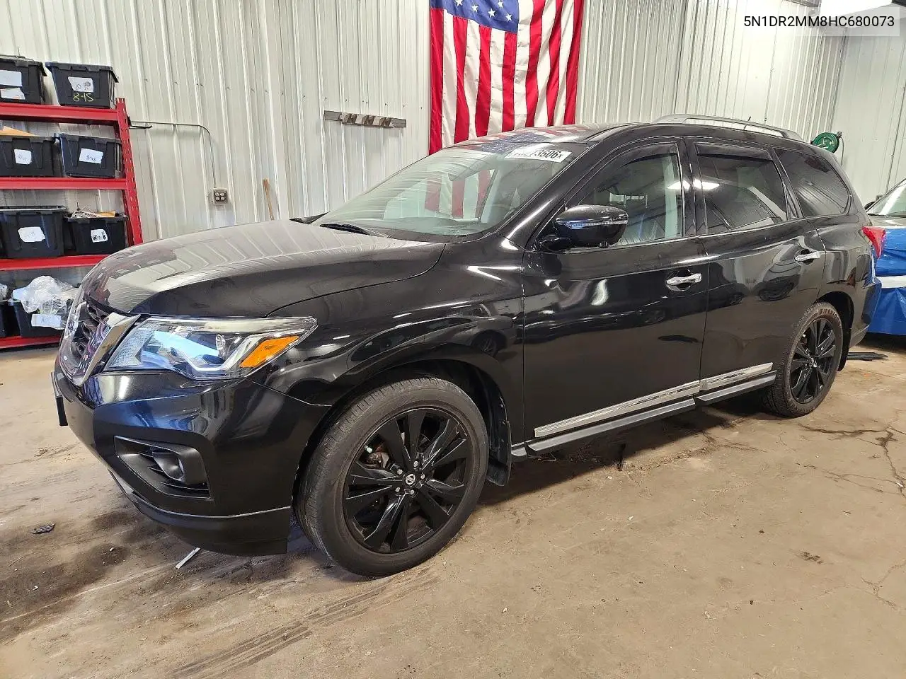 NISSAN PATHFINDER 2017, VIN 5N1DR2MM8HC680073