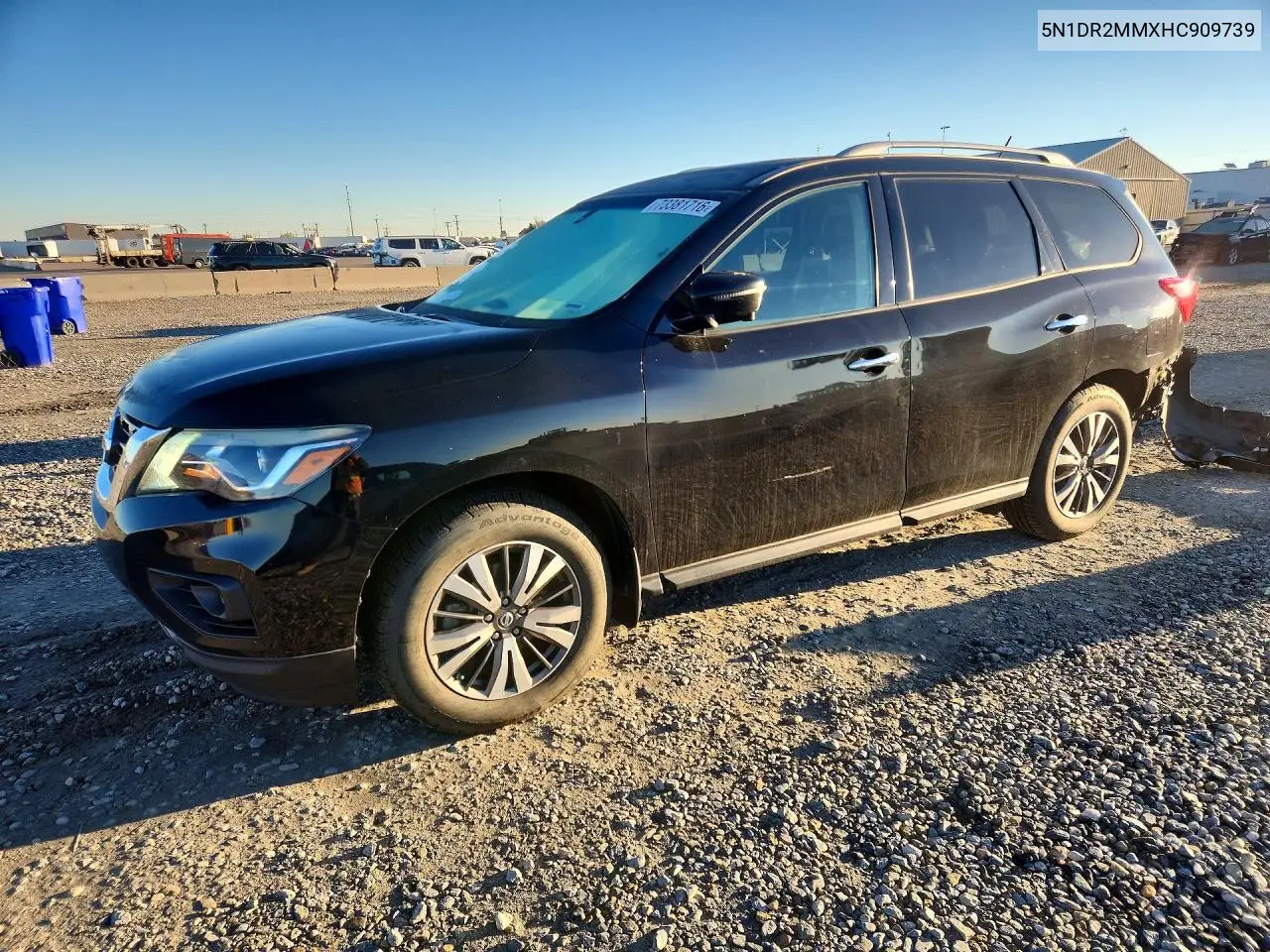 NISSAN PATHFINDER 2017, VIN 5N1DR2MMXHC909739