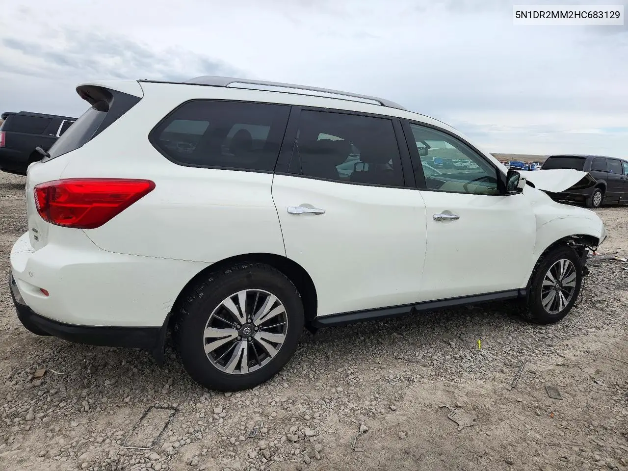 2017 NISSAN PATHFINDER VIN 5N1DR2MM2HC683129 — фото 3