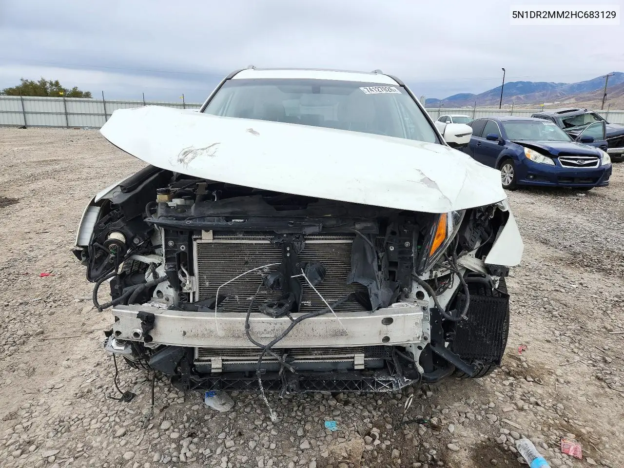 2017 NISSAN PATHFINDER VIN 5N1DR2MM2HC683129 — фото 5