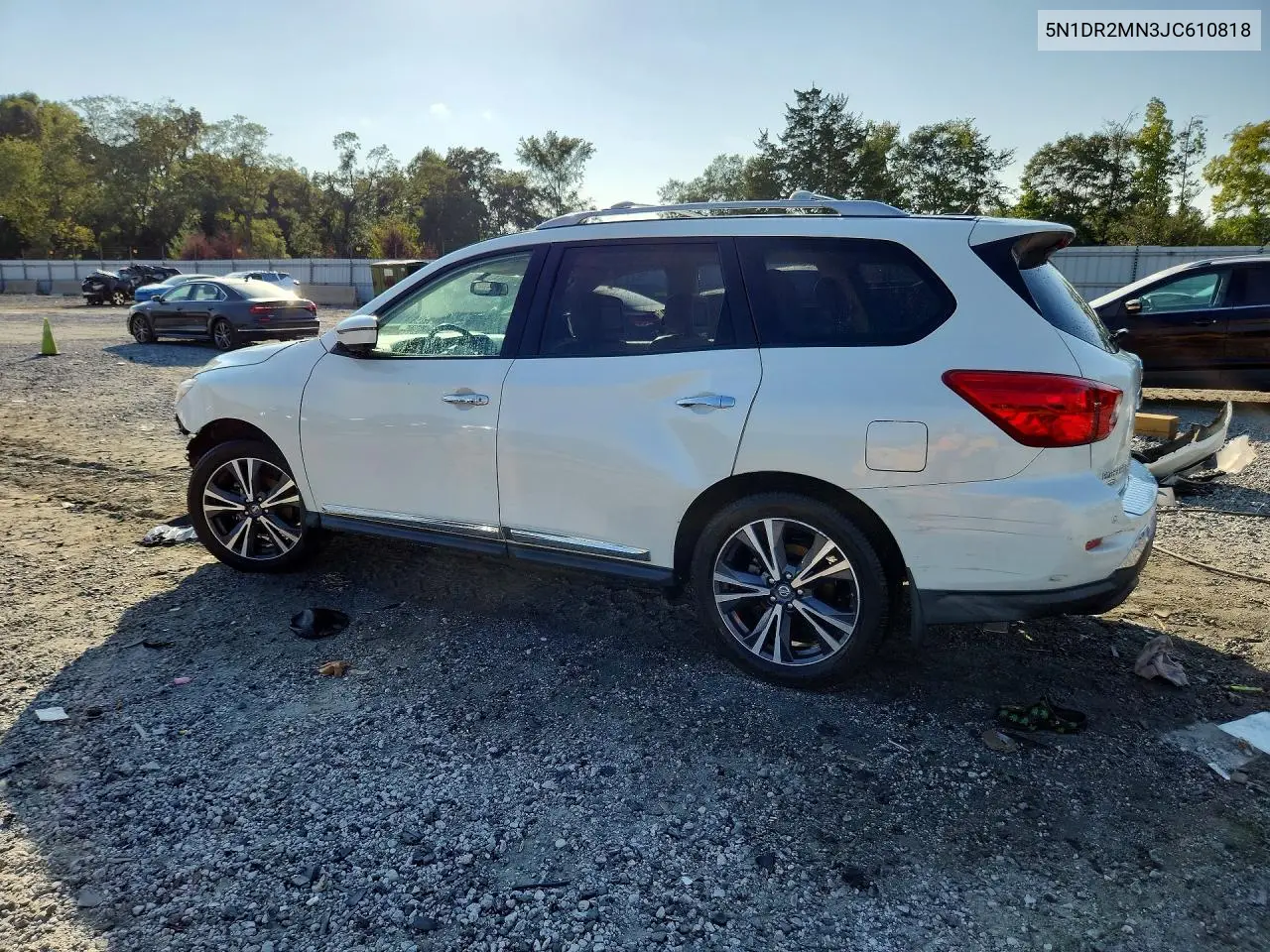 2018 NISSAN PATHFINDER VIN 5N1DR2MN3JC610818 — фото 2