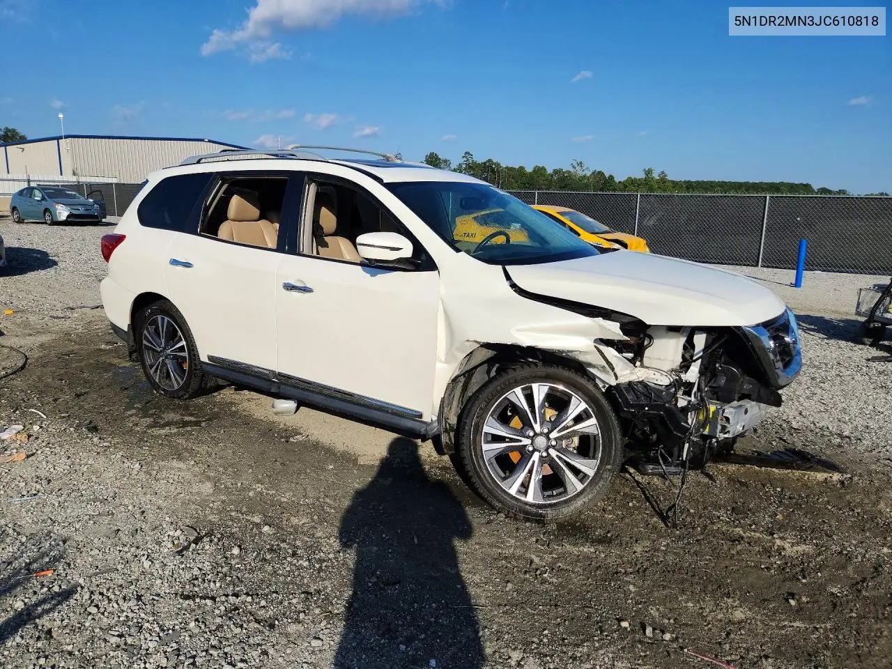 2018 NISSAN PATHFINDER VIN 5N1DR2MN3JC610818 — фото 4