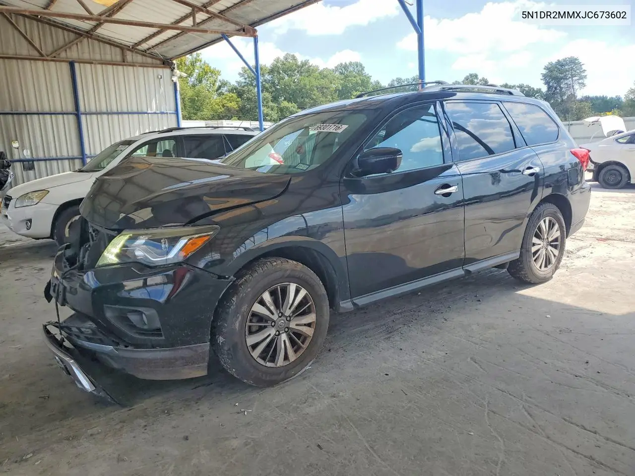 NISSAN PATHFINDER 2018, VIN 5N1DR2MMXJC673602