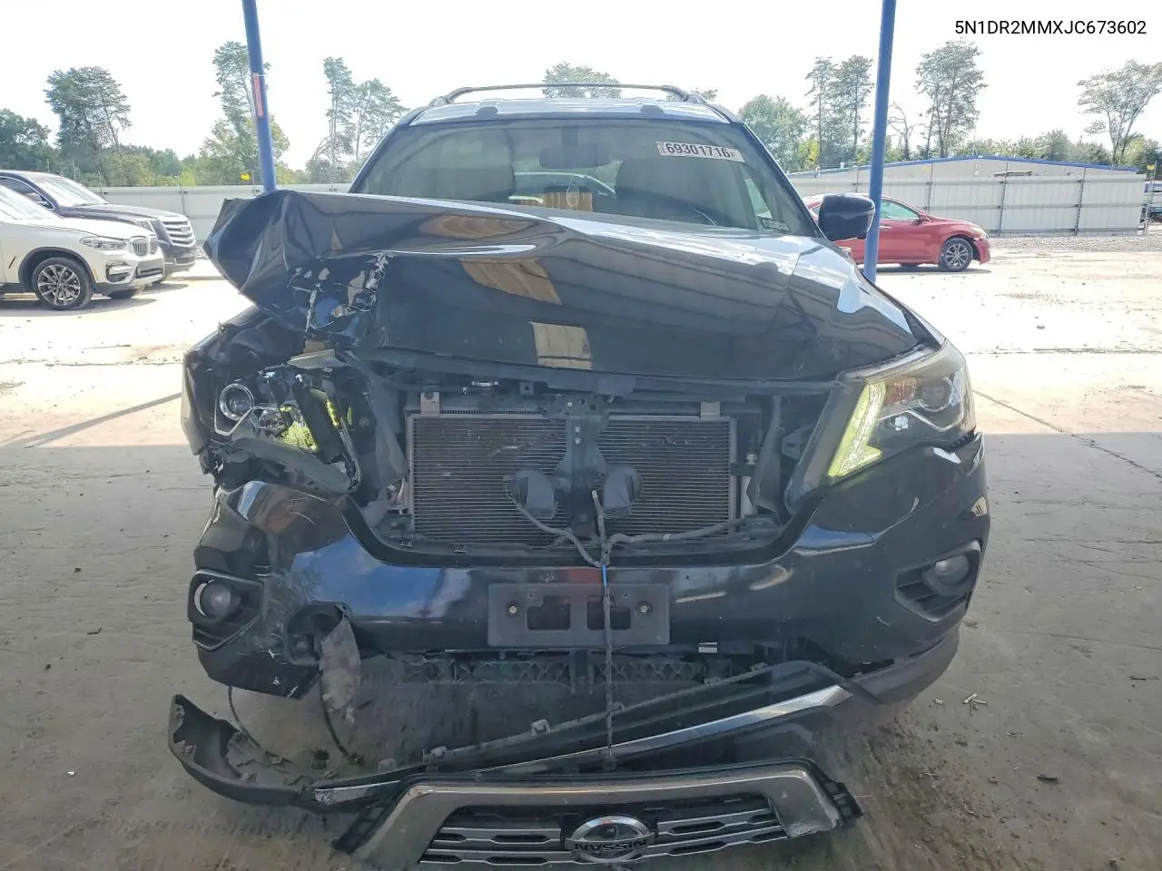 2018 NISSAN PATHFINDER VIN 5N1DR2MMXJC673602 — фото 5