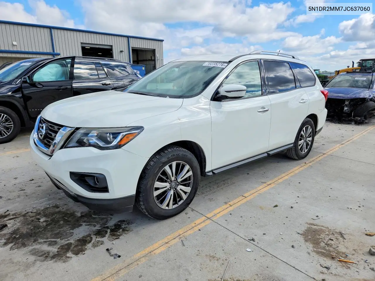 NISSAN PATHFINDER 2018, VIN 5N1DR2MM7JC637060