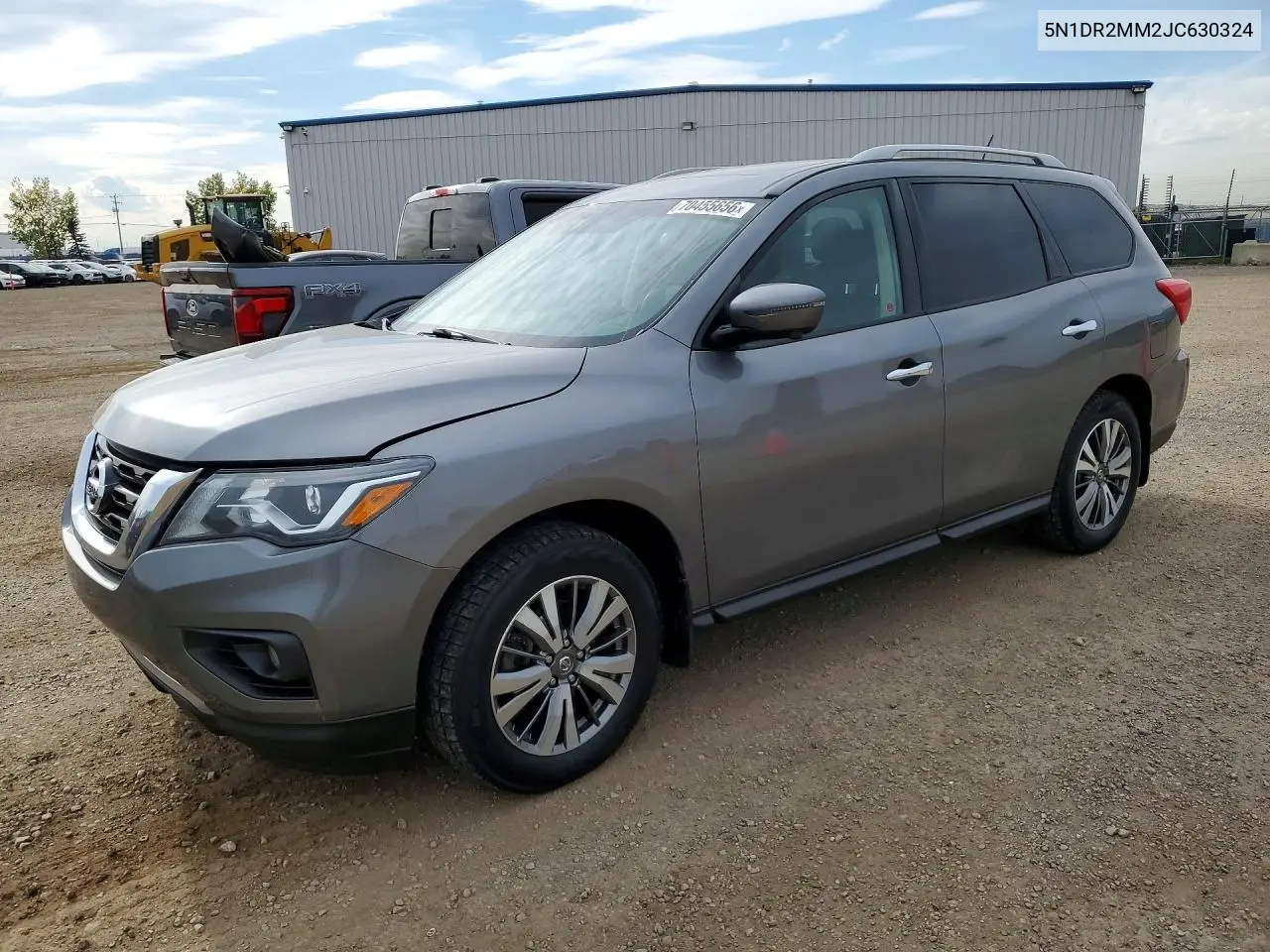 NISSAN PATHFINDER 2018, VIN 5N1DR2MM2JC630324