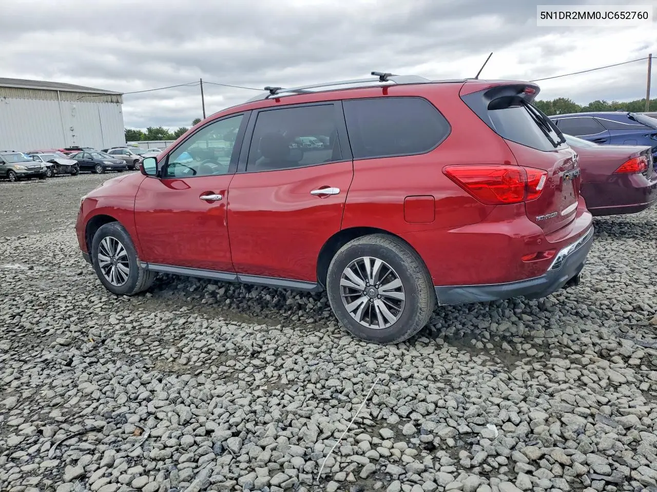 2018 NISSAN PATHFINDER VIN 5N1DR2MM0JC652760 — фото 3