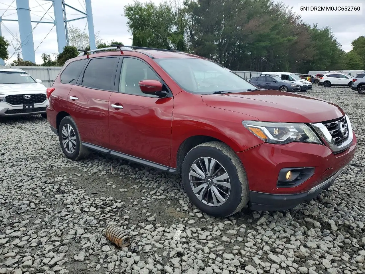 2018 NISSAN PATHFINDER VIN 5N1DR2MM0JC652760 — фото 5