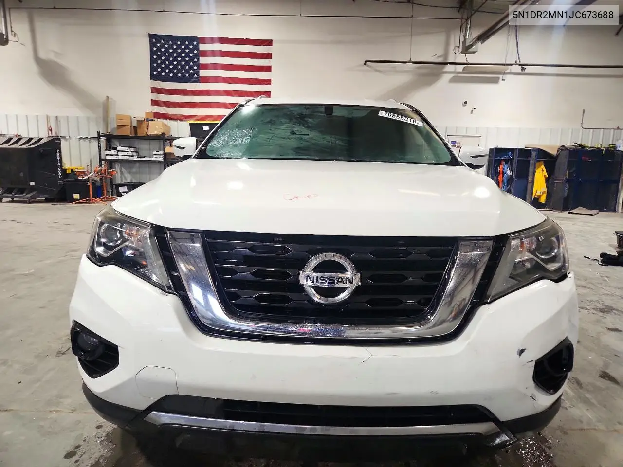 2018 NISSAN PATHFINDER VIN 5N1DR2MN1JC673688 — фото 5