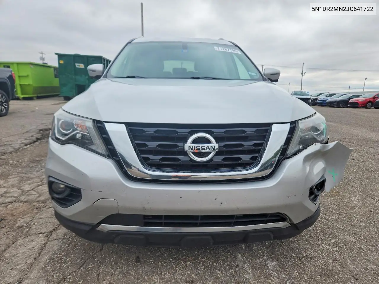 2018 NISSAN PATHFINDER VIN 5N1DR2MN2JC641722 — фото 5