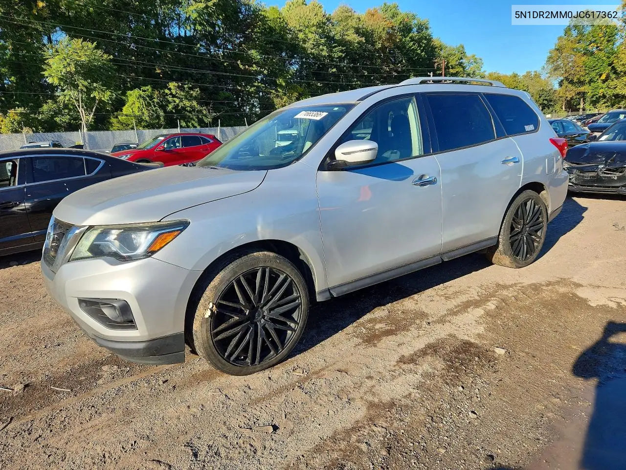 NISSAN PATHFINDER 2018, VIN 5N1DR2MM0JC617362