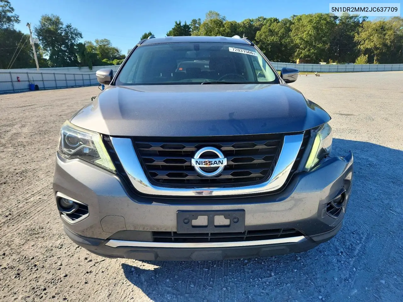 2018 NISSAN PATHFINDER VIN 5N1DR2MM2JC637709 — фото 5