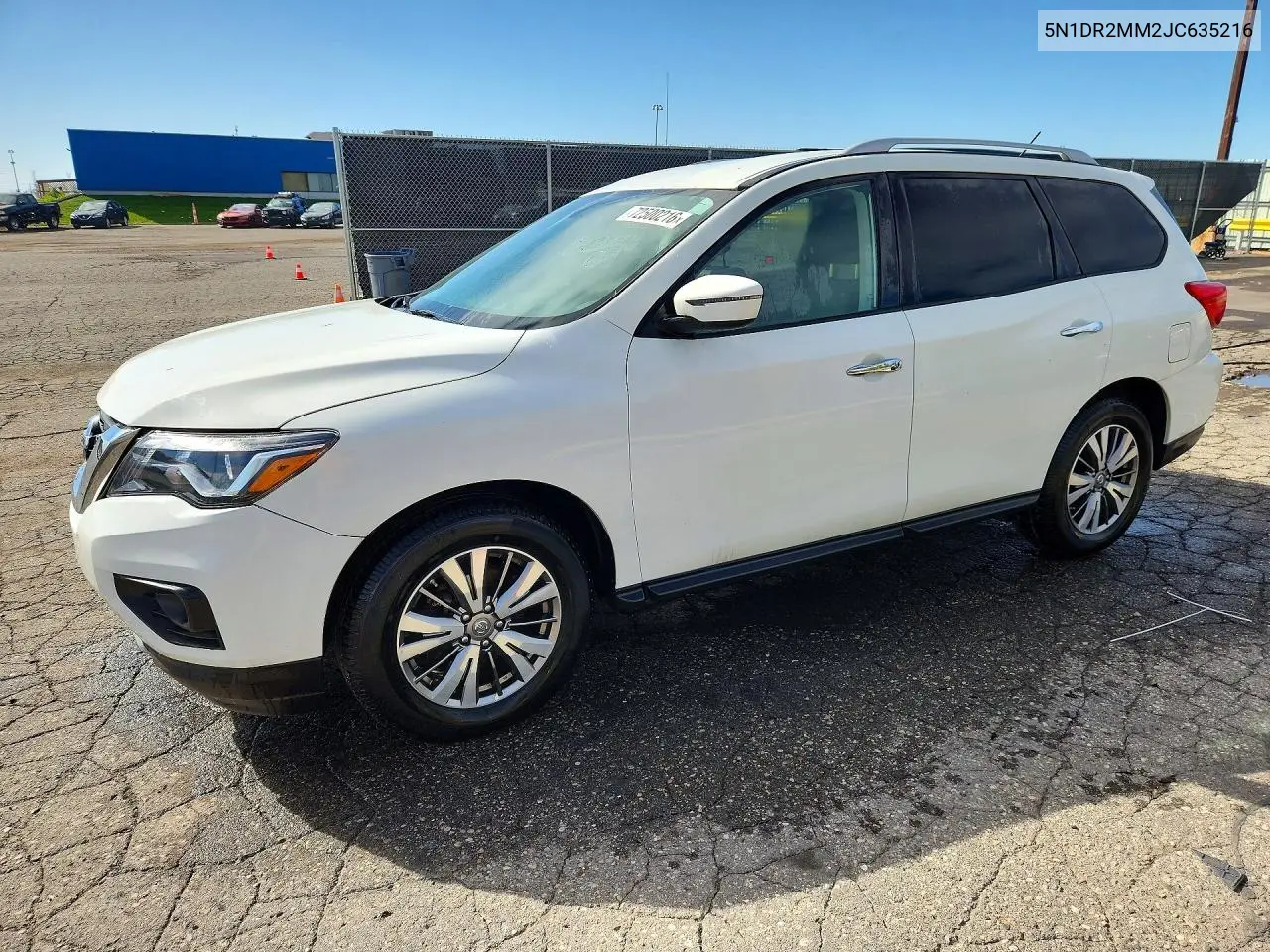 NISSAN PATHFINDER 2018, VIN 5N1DR2MM2JC635216