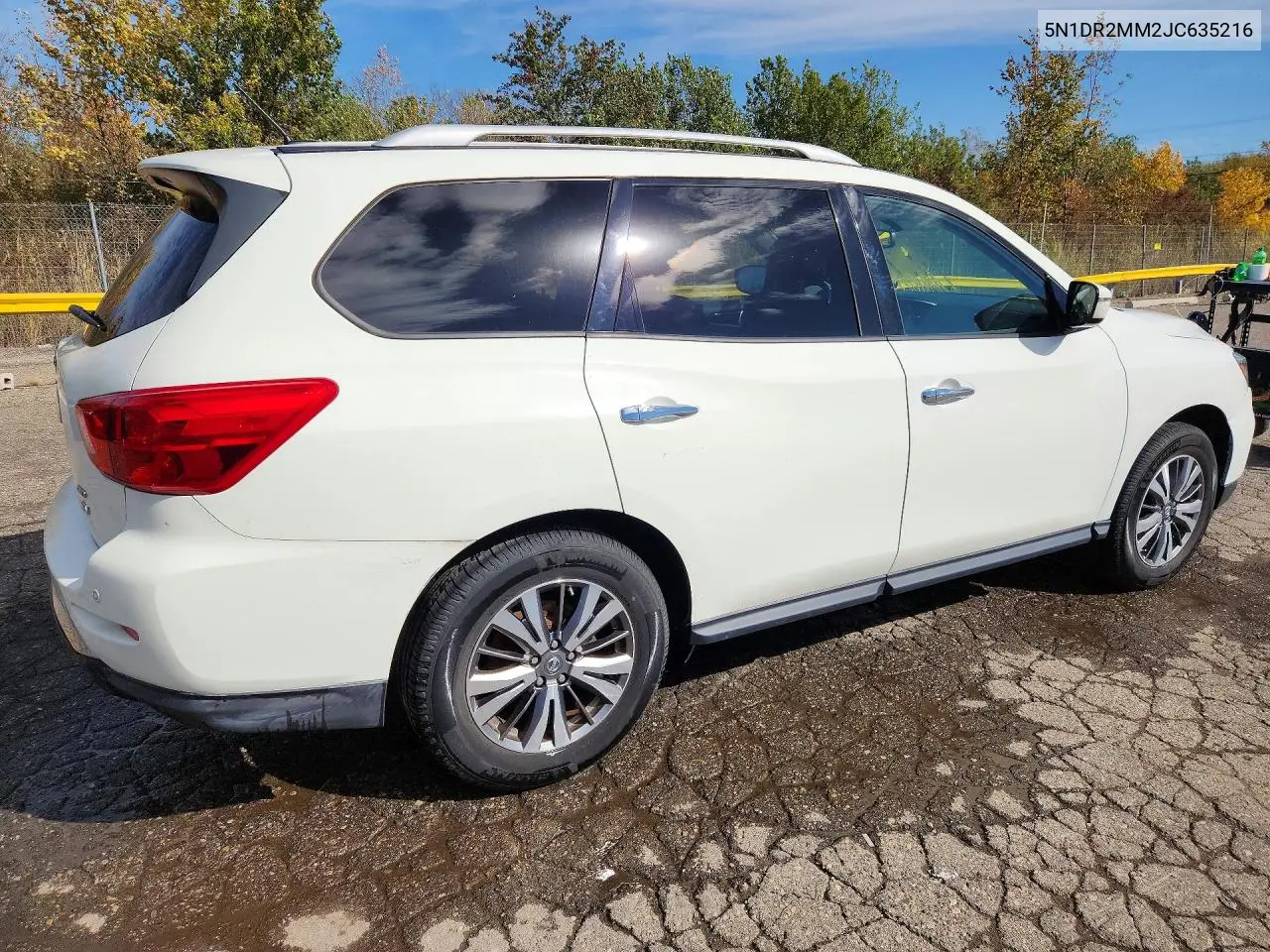 2018 NISSAN PATHFINDER VIN 5N1DR2MM2JC635216 — фото 3