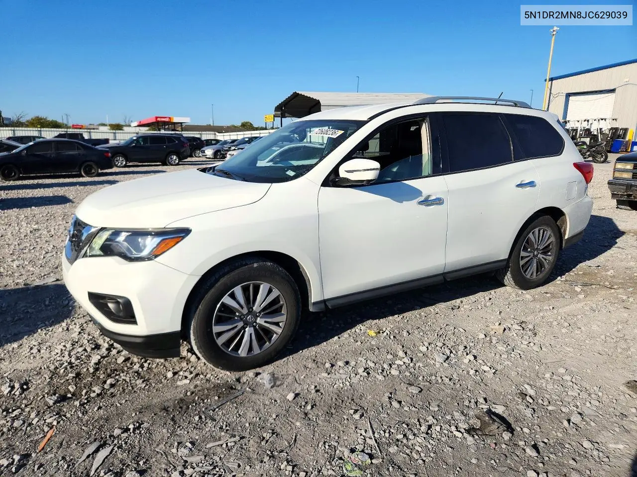NISSAN PATHFINDER 2018, VIN 5N1DR2MN8JC629039