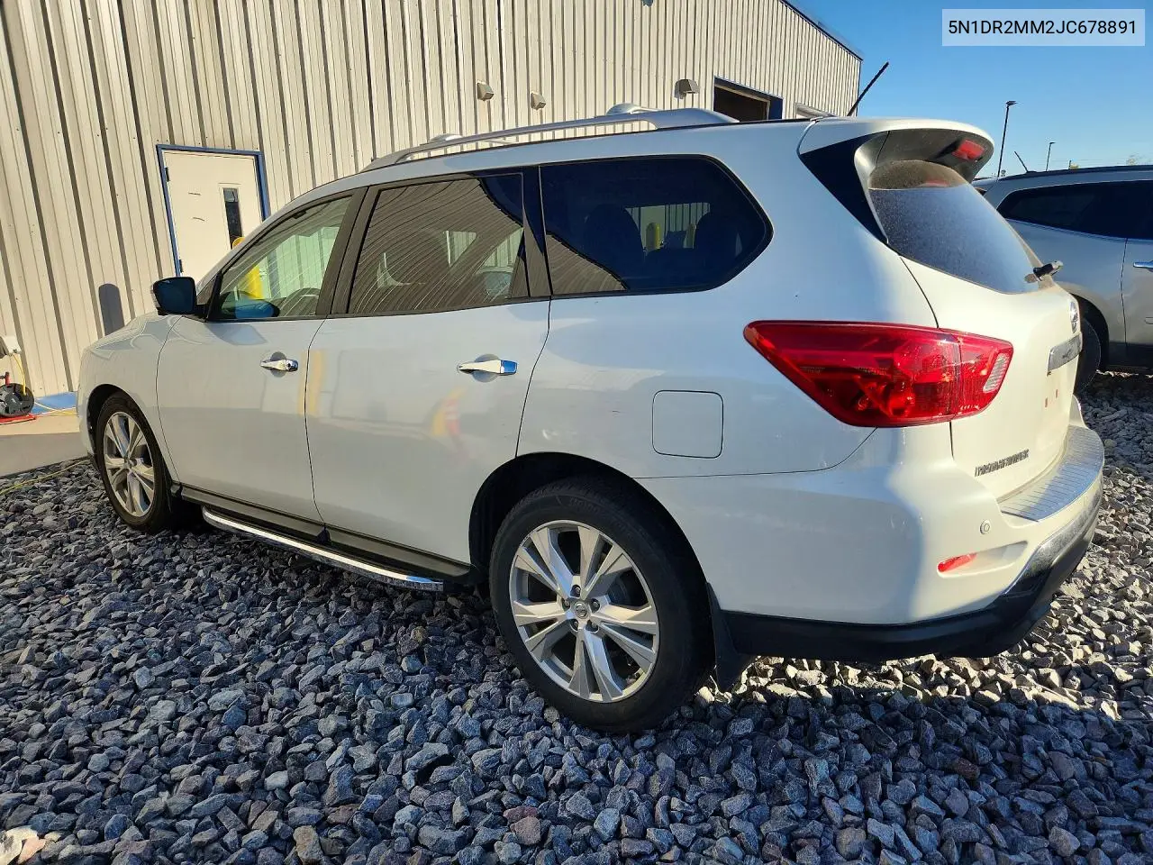 2018 NISSAN PATHFINDER VIN 5N1DR2MM2JC678891 — фото 2