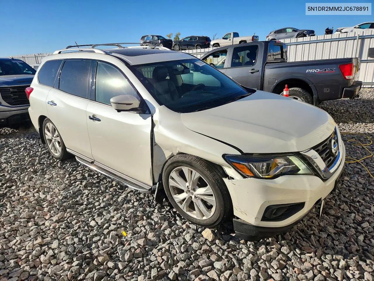 2018 NISSAN PATHFINDER VIN 5N1DR2MM2JC678891 — фото 4