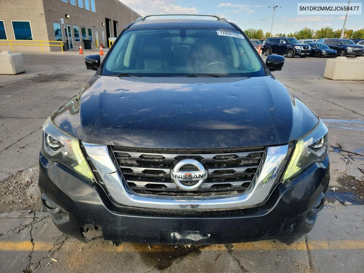 2018 NISSAN PATHFINDER VIN 5N1DR2MM2JC658477 — фото 5
