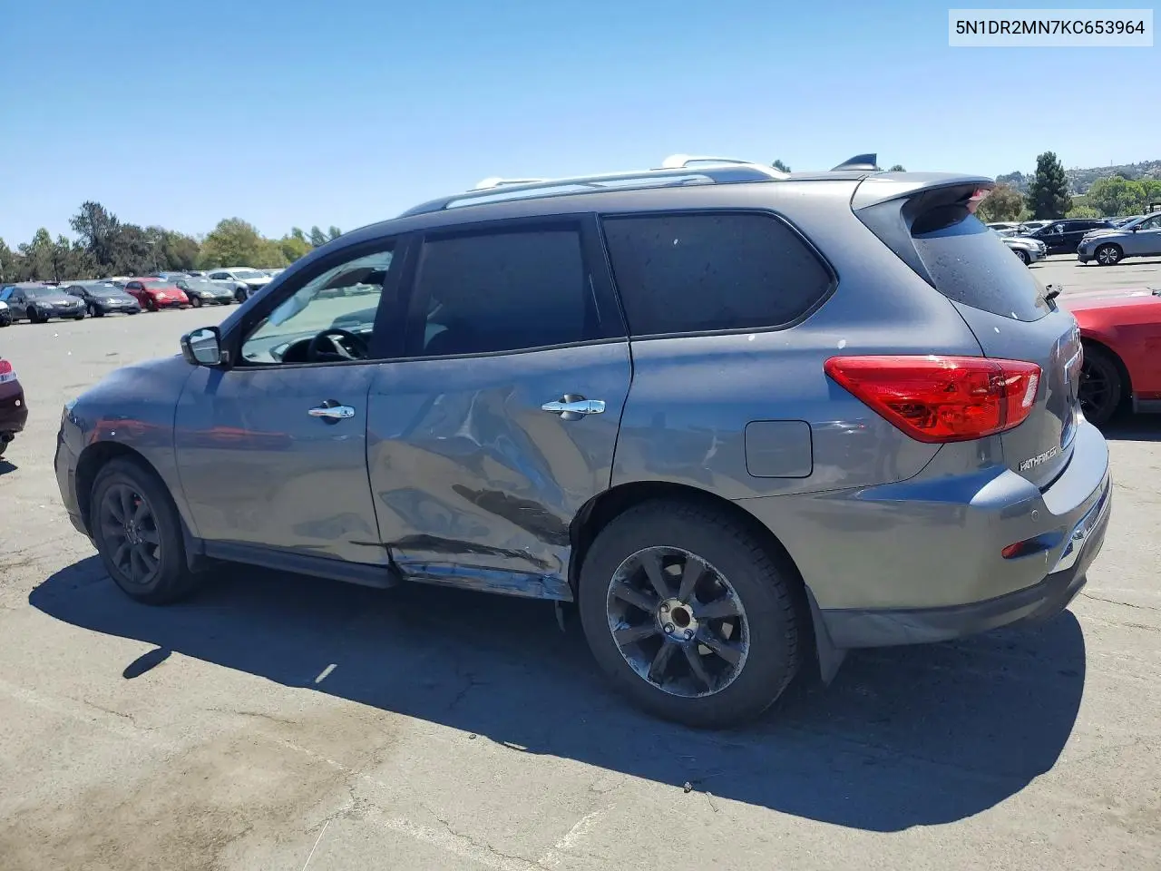 2019 NISSAN PATHFINDER VIN 5N1DR2MN7KC653964 — фото 2