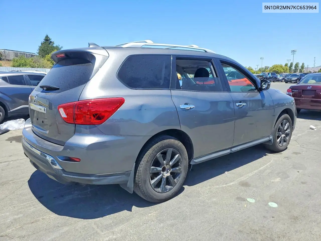 2019 NISSAN PATHFINDER VIN 5N1DR2MN7KC653964 — фото 3