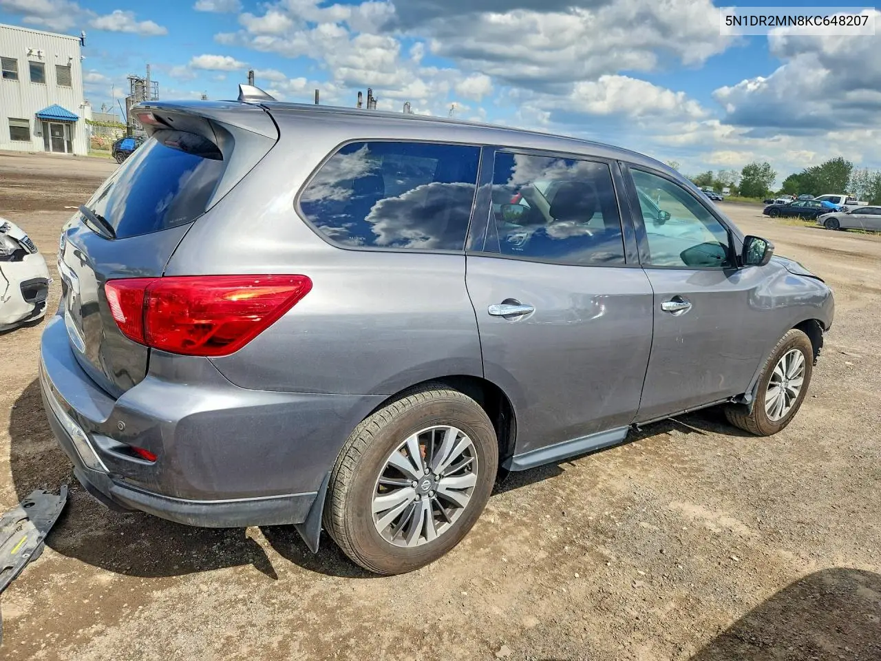 2019 NISSAN PATHFINDER VIN 5N1DR2MN8KC648207 — фото 3