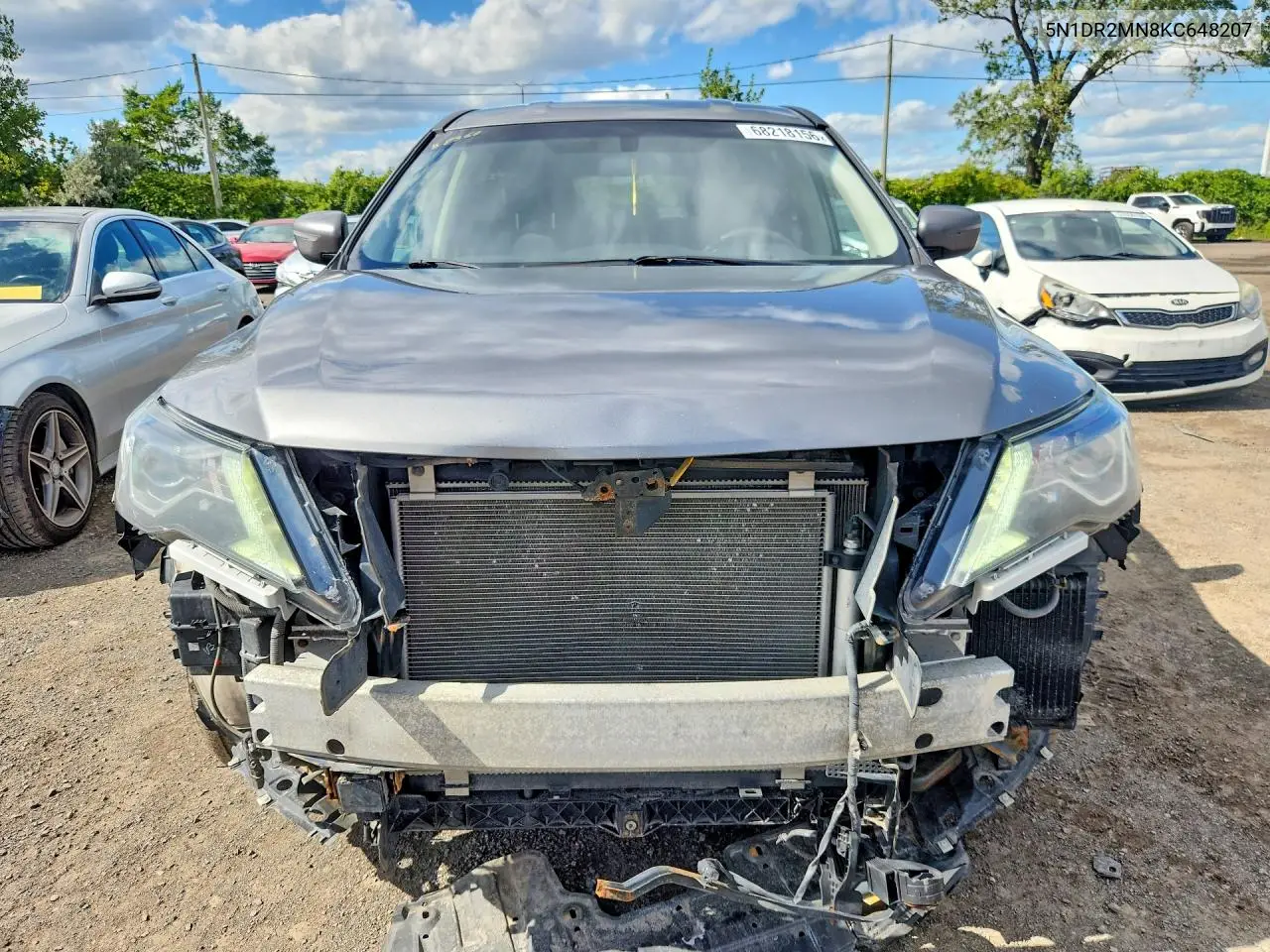 2019 NISSAN PATHFINDER VIN 5N1DR2MN8KC648207 — фото 5