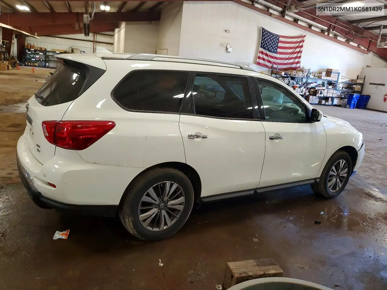 2019 NISSAN PATHFINDER VIN 5N1DR2MM1KC581439 — фото 3
