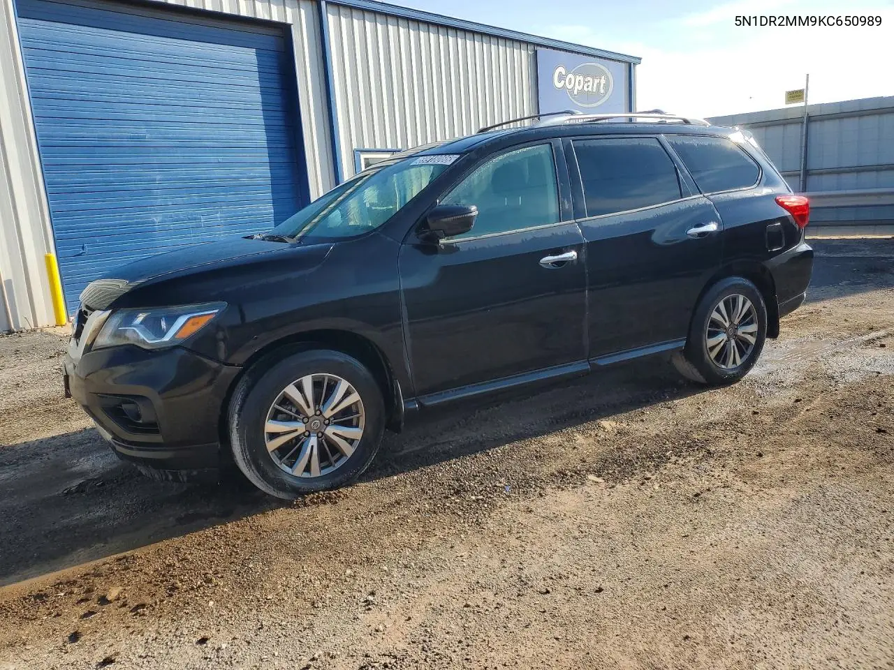 NISSAN PATHFINDER 2019, VIN 5N1DR2MM9KC650989