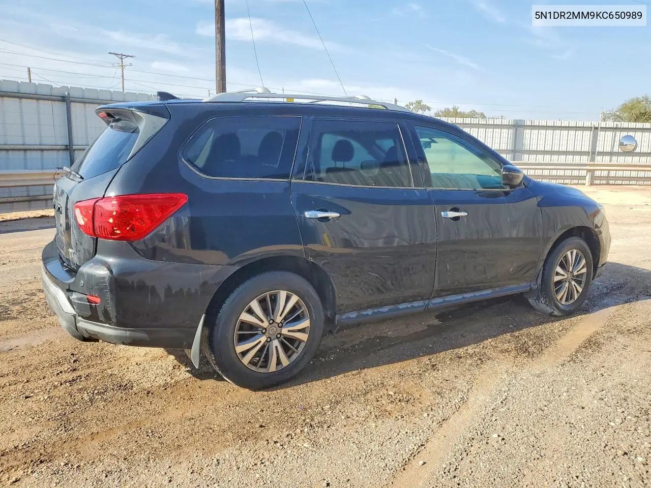 2019 NISSAN PATHFINDER VIN 5N1DR2MM9KC650989 — фото 3