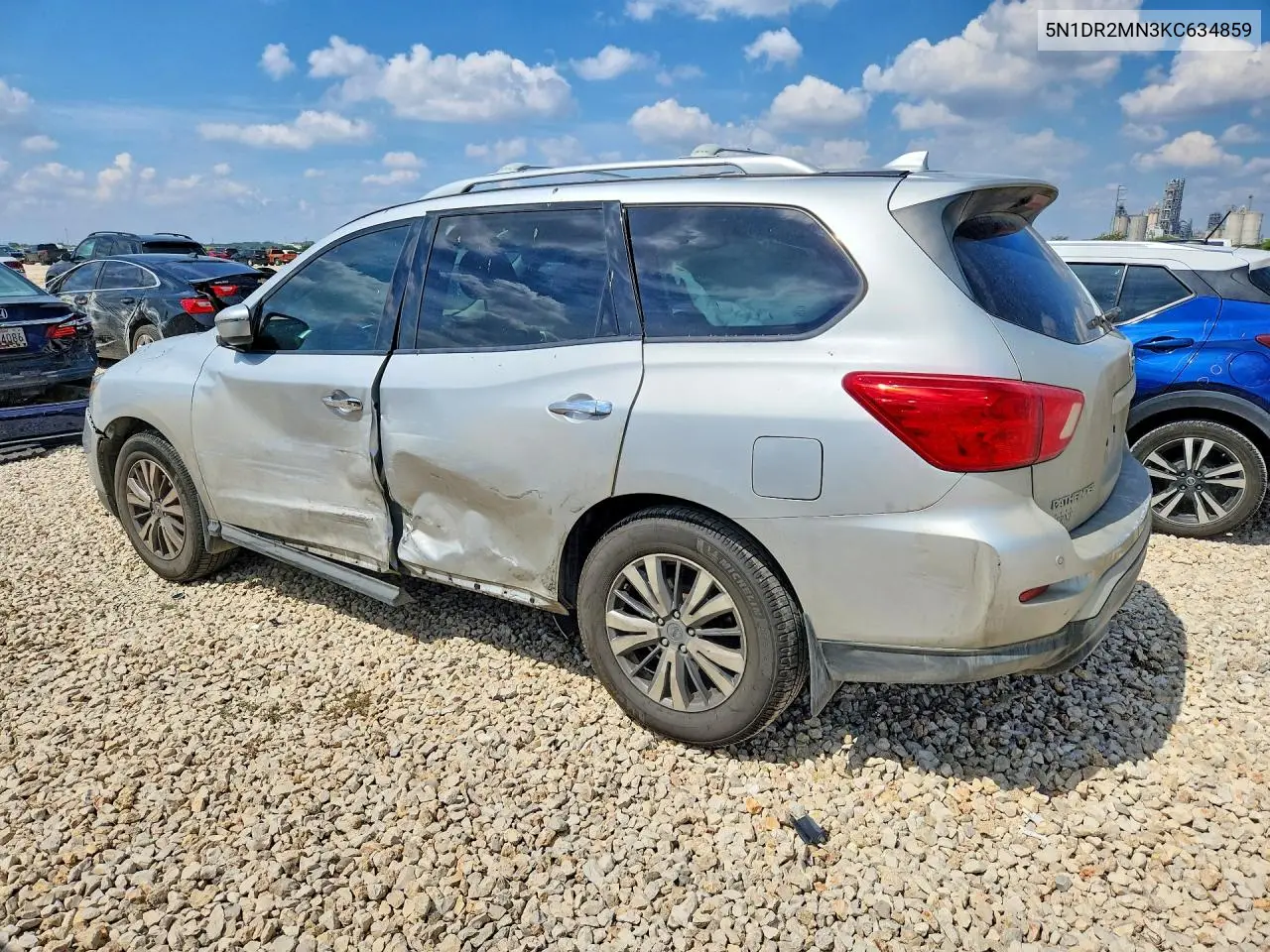 2019 NISSAN PATHFINDER VIN 5N1DR2MN3KC634859 — фото 2